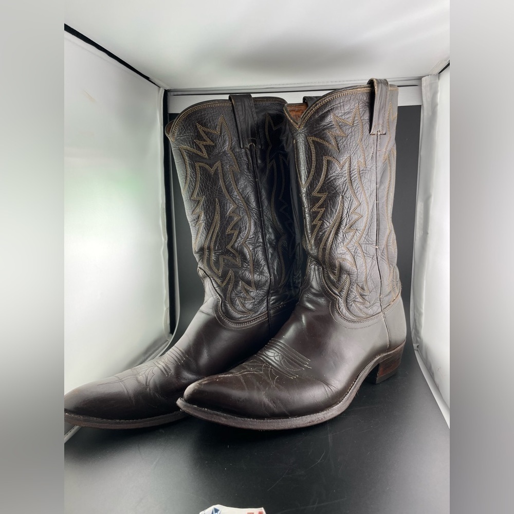 Justin 2908 Men's Boot with Brown 10B - Picture 5 of 15